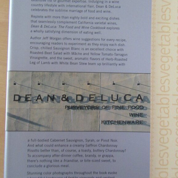 DEAN & DELUCA Food and Wine Cookbook-Jeff Morgan (HC 2002) recipes & instruction - Picture 3 of 6